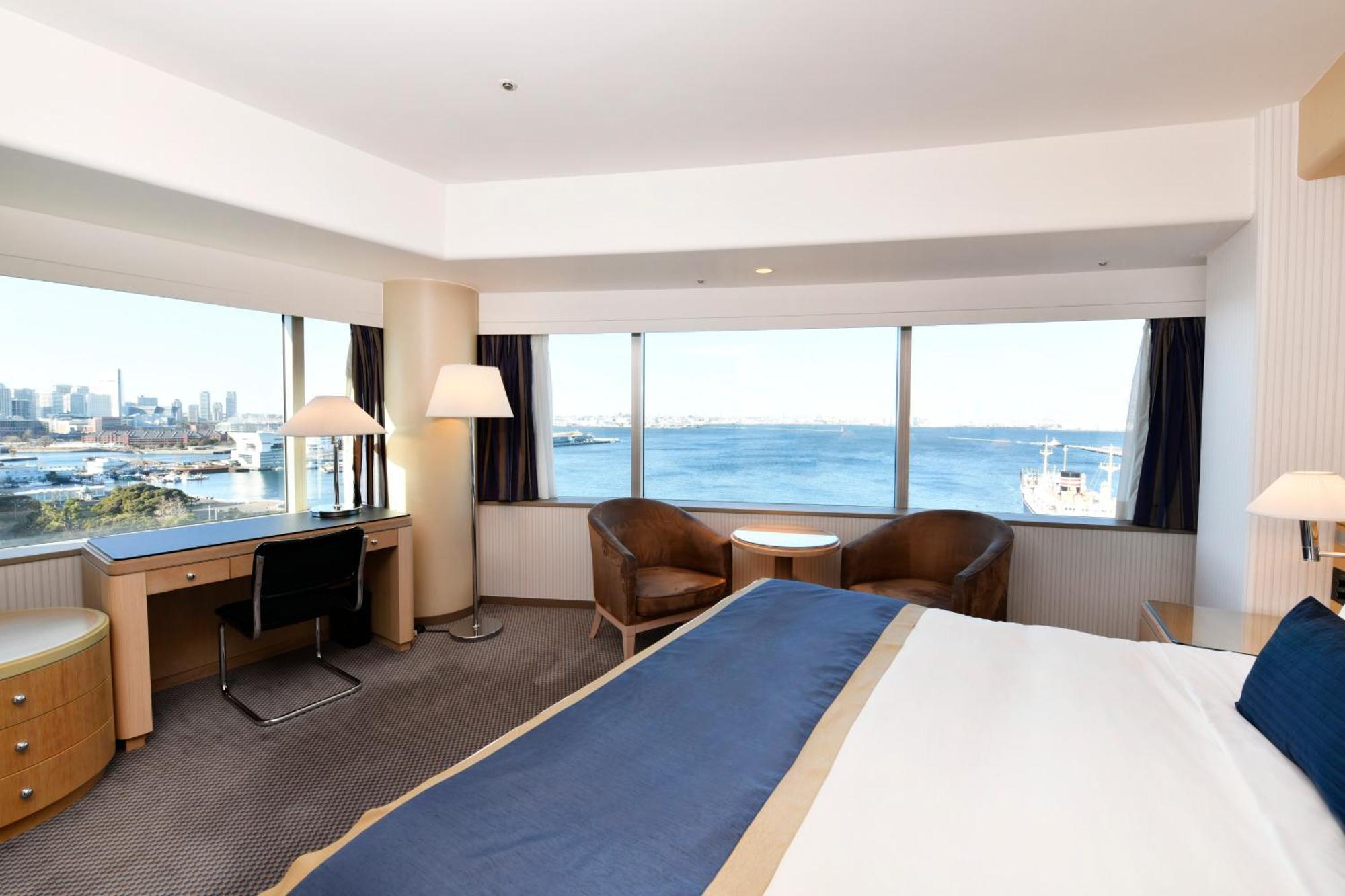 Hotel New Grand Yokohama  Exterior foto A room at the hotel
